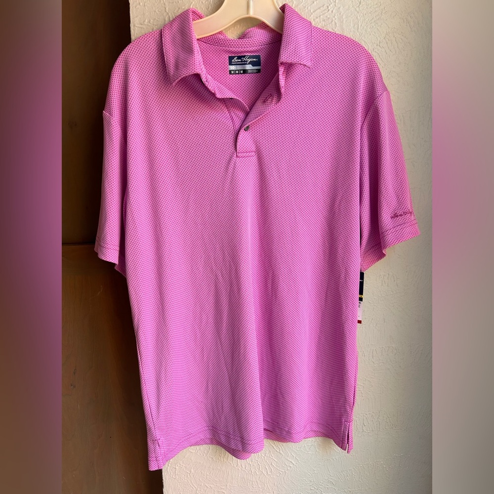 Ben Hogan pink golf shirt NEW Size medium